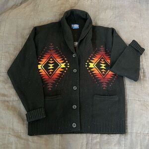 Pendleton Lambs Wool Button Cardigan Men’s Large